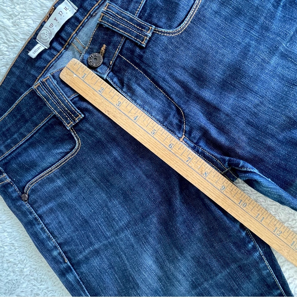 MYNK Hauteur American Made Denim Skinny Medium Wash Blue Jeans Size 29 - Picture 6 of 12